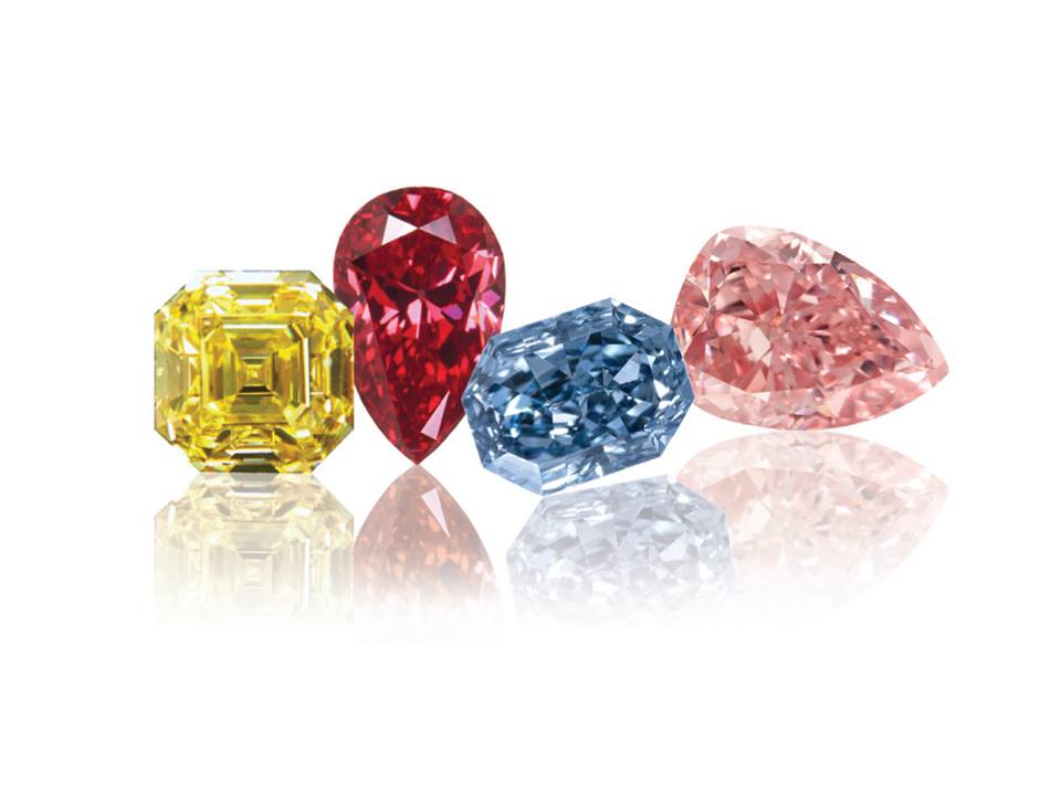 loose coloured diamonds