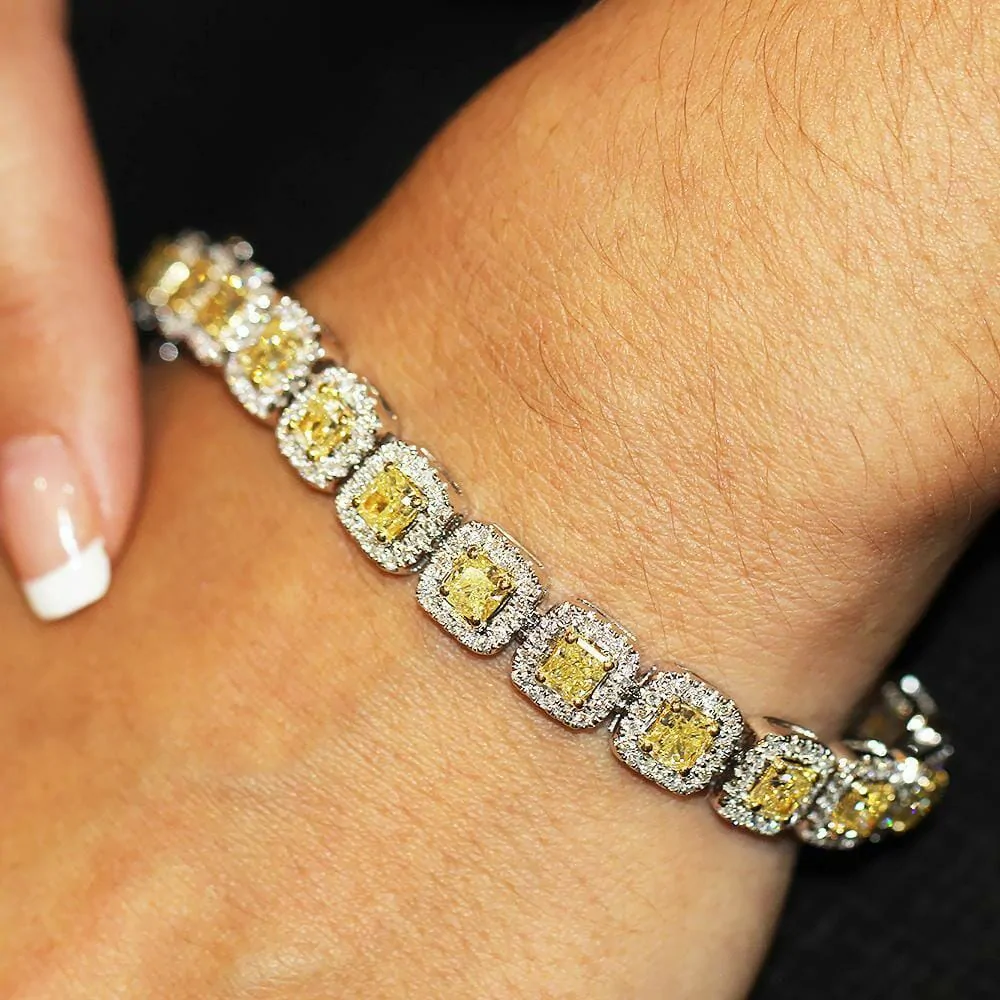 once upon a diamond bracelet natural fancy yellow diamond tennis bracelet 207849881626.jpg