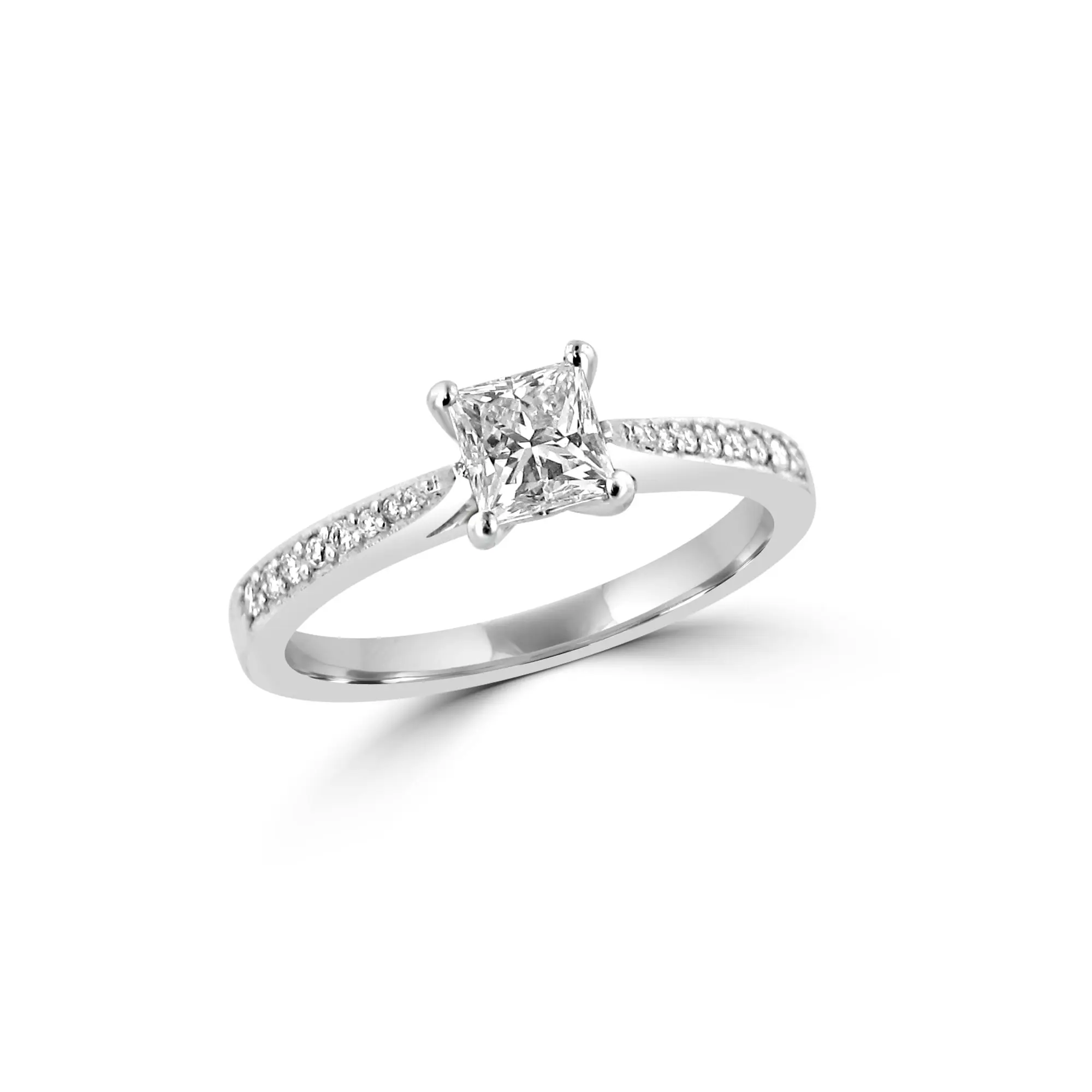 platinum 0 65ct princess diamond engagement ring and diamond set band p650 2323 zoom.jpg3